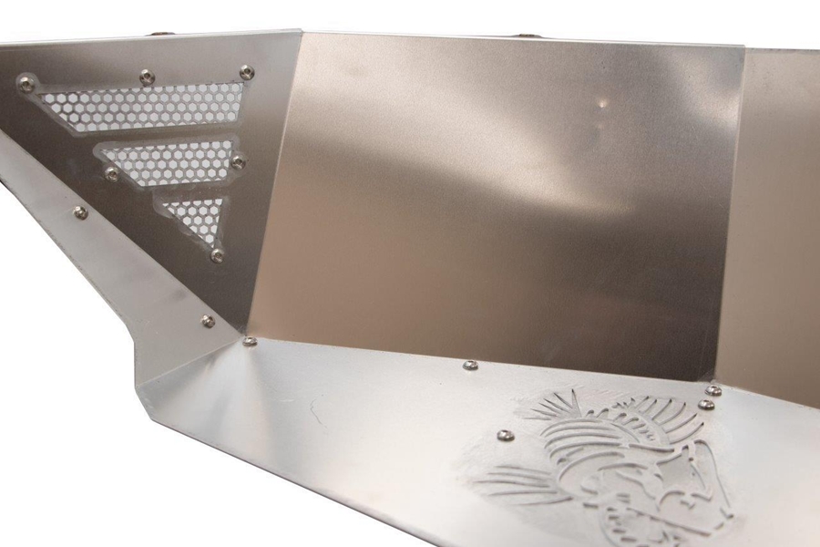 Fishbone Offroad Rear Inner Fenders - Raw Aluminum  - JL 