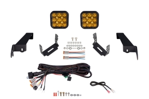 Diode Dynamics SS5 CrossLink Bumper Lightbar Kit, Pro Yellow Driving - JL