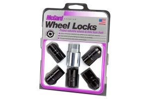 McGard 14x1.5 Cone Seat Wheel Locks, Black 5 pieces
