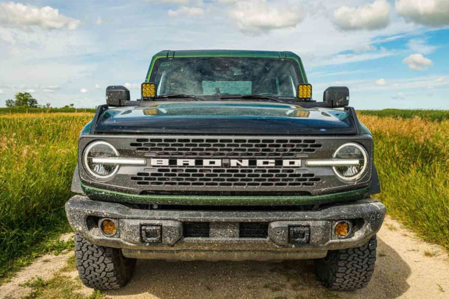 Diode Dynamics SS3 LED Fog Light Kit, Pro - Yellow SAE Fog - 2021+ Bronco