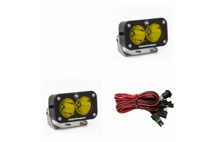 Baja Designs S2 Pro Spot LED Lights, Amber, Pair