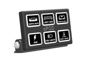 sPod SourceLT w/ Mini6 and 84in Battery Cables