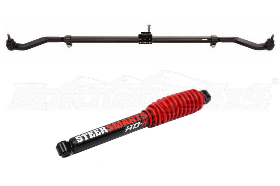 Jeep JK Steer Smarts Yeti XD Tie Rod and Steering Stabilizer Package