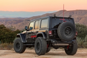 Go Rhino Rockline Rear Stubby Bumper - Textured Black - JK