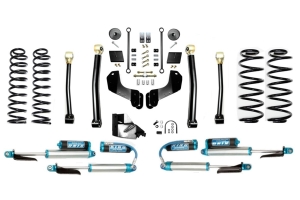 Evo Manufacturing 4.5in Enforcer Overland Stage 3 Lift Kit w/ Comp Adjuster Shocks - JL Diesel 