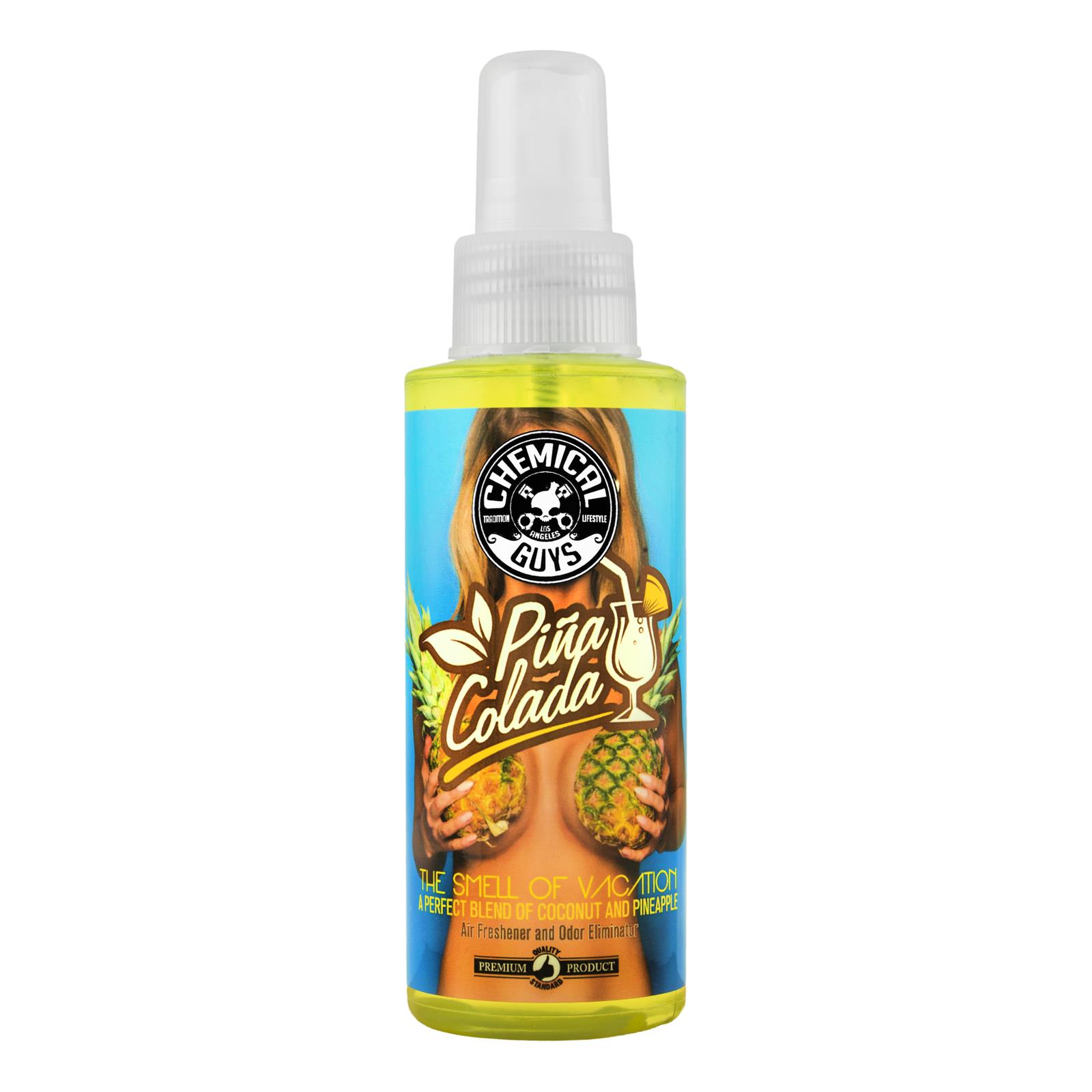 Chemical Guys Pina Colada Scent Air Freshener And Odor Eliminator - 4oz