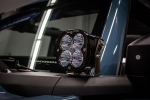 Baja Designs XL80 Series A-Piller Light Kit w/ Upfitter  - Ford Bronco  