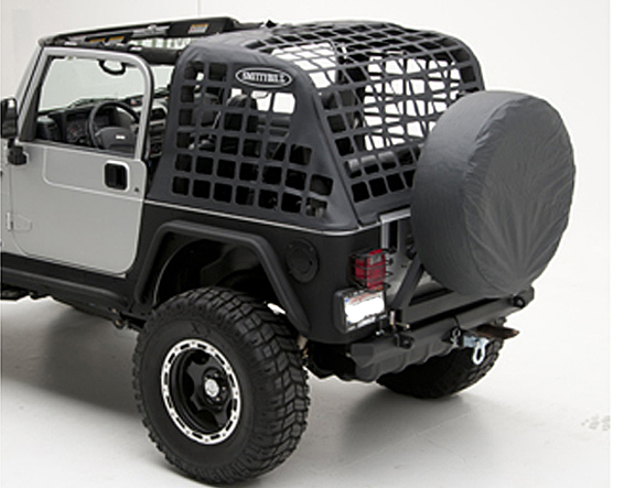 Smittybilt SRC Bumper w/Tire Carrier, Hitch and D-Rings - LJ/TJ/YJ