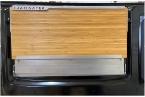 Outback Adventures Trailgater w/ Bamboo Cutting Board and Magnet - Black - Bronco 2021+