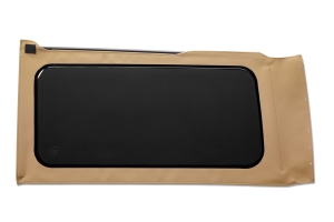 Bestop OE Replacement Window (Tinted, Quarter Driver Side) - Tan Twill - JL 2Dr