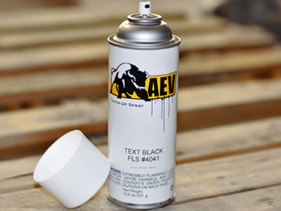 AEV Black Textured Touch-Up Paint