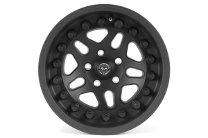 Hutchinson Rock Monster Beadlock Wheel 17x8.5 5x5 Matte Black w/ Black Caps - JT/JL/JK