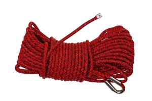 Overland Vehicle Systems Brute Recovery Winch Line w/ Storage Bag - 3/8in x 85ft