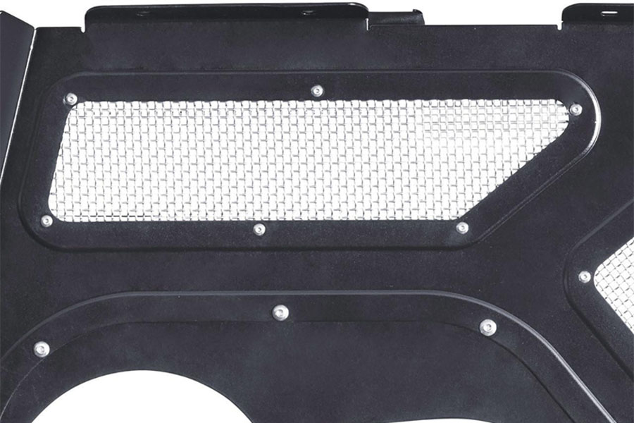 Poison Spyder Front Inner Fender Liners w/ Vented Panels - Black - JL/JT