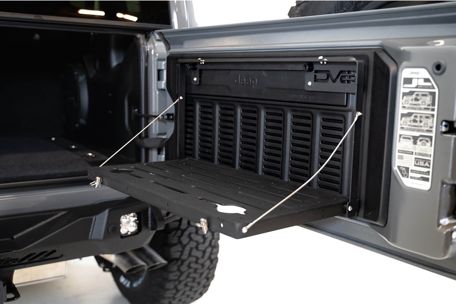 DV8 Offroad Tailgate Mounted Trail Table  - JL 