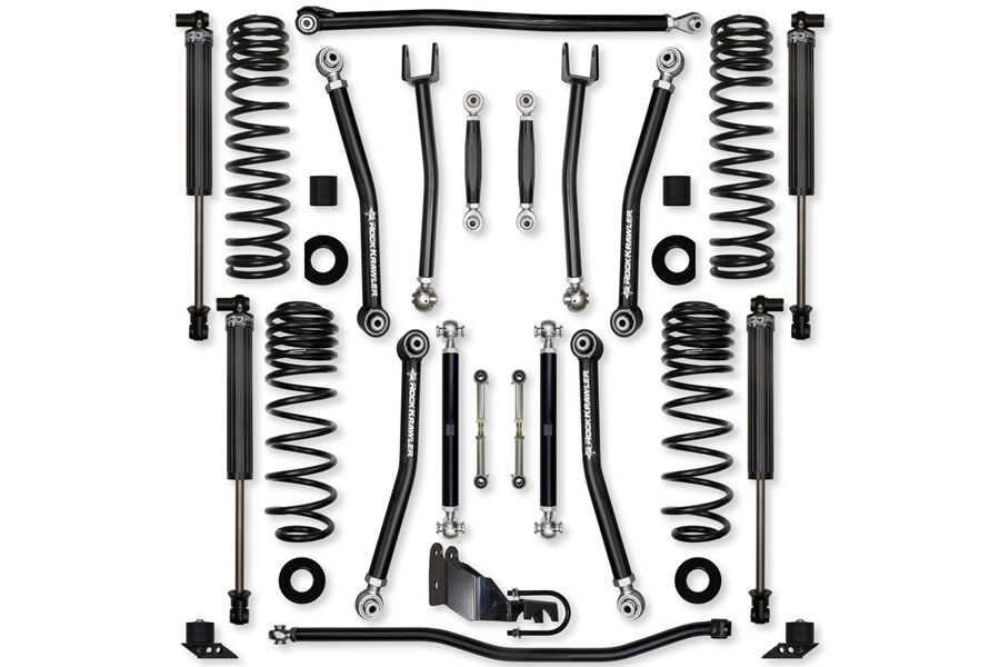 Rock Krawler 3.5in Stage 1 X Factor No Limits Mid Arm Lift Kit - JL 2dr