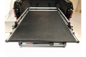 BedSlide 1000 Classic Cargo Slide System, 63in x 47in - Silver - Toyota Tundra 2007+ / Ram 1500  2009+ w/ 5.5ft Bed