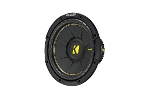 Kicker 10in CompC Subwoofer - 4 Ohm, Single Voice Coil