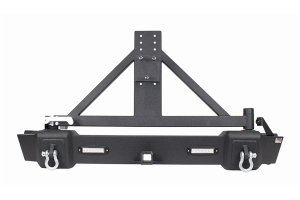 Fishbone Offroad Rear Bumper w/ Tire Carrier  - JK 