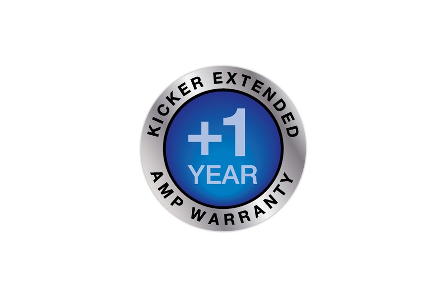 Kicker V-Series 6AWG 2-Channel Amp Kit 