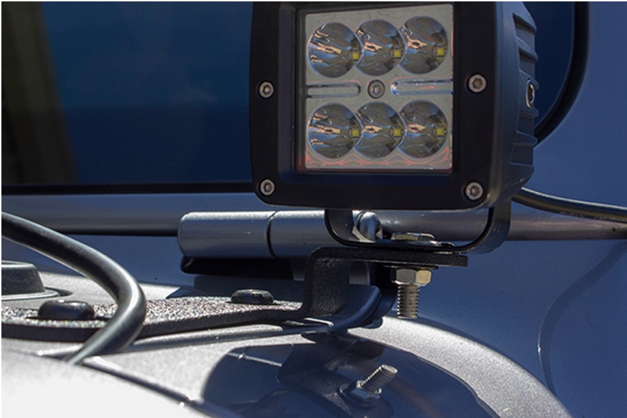 Fishbone Offroad Cowl Light Brackets - JT/JL