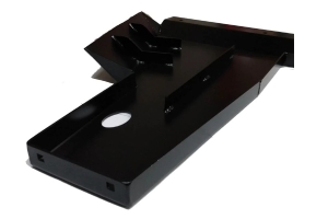 M.O.R.E. Oil Pan/Transmission Skid Plate - Black - JL 392