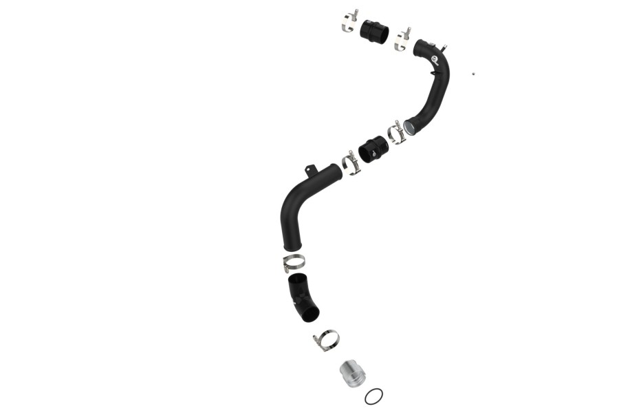 aFe Power BladeRunner 2.75in Cold Charge Pipe - Black - Bronco 2021+ 2.7L