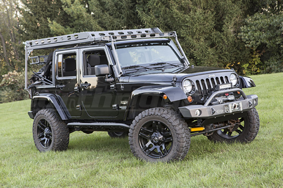 Jeep JK 4dr LOD Sliding Roof Rack Bare Steel - Jeep Unlimited Rubicon  2007-2018 | JRR0740|Northridge4x4