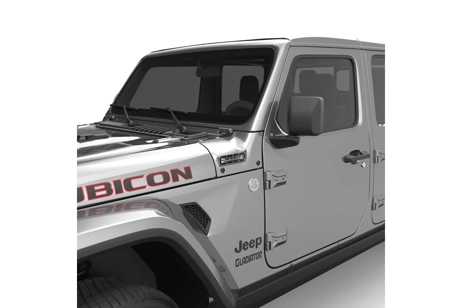EGR USA VSL Jeep Side LED Lights - Billet Silver - JT/JL