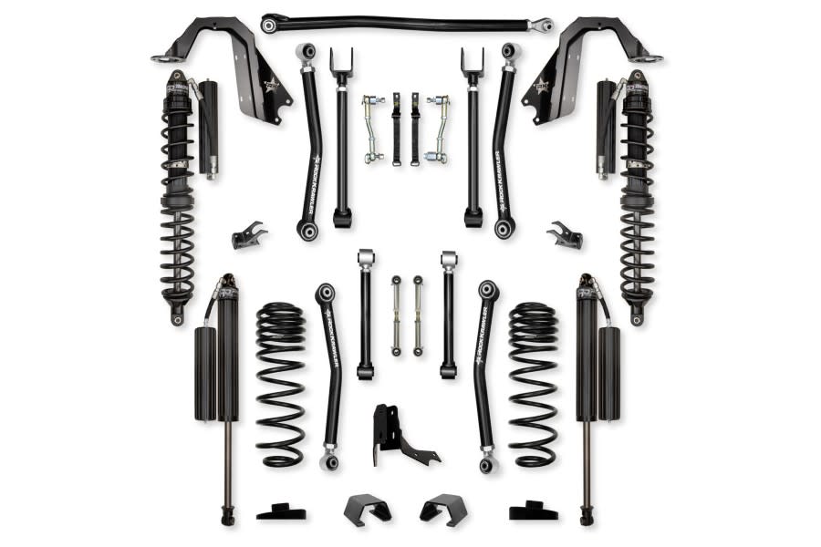 Rock Krawler 3in Adventure-X Mid-Arm Lift Kit – Coilover System - JT