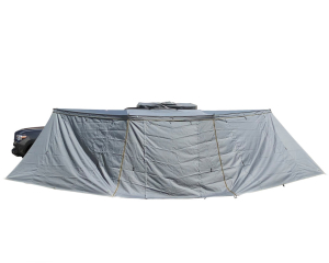Overland Vehicle Systems Nomadic 180 Dark Grey Awning Side Wall w/ Storage Bag