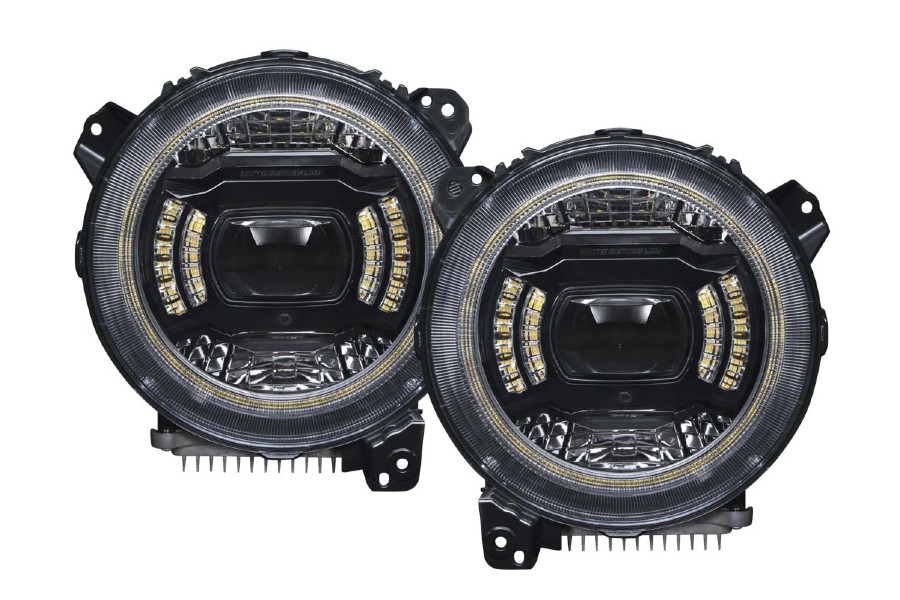 Diode Dynamics Elite Max LED 9in Headlights - Pair - JT/JL 