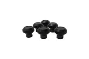 Crown Automotive Dash Control Knob Set - Black - CJ5/CJ7/CJ8