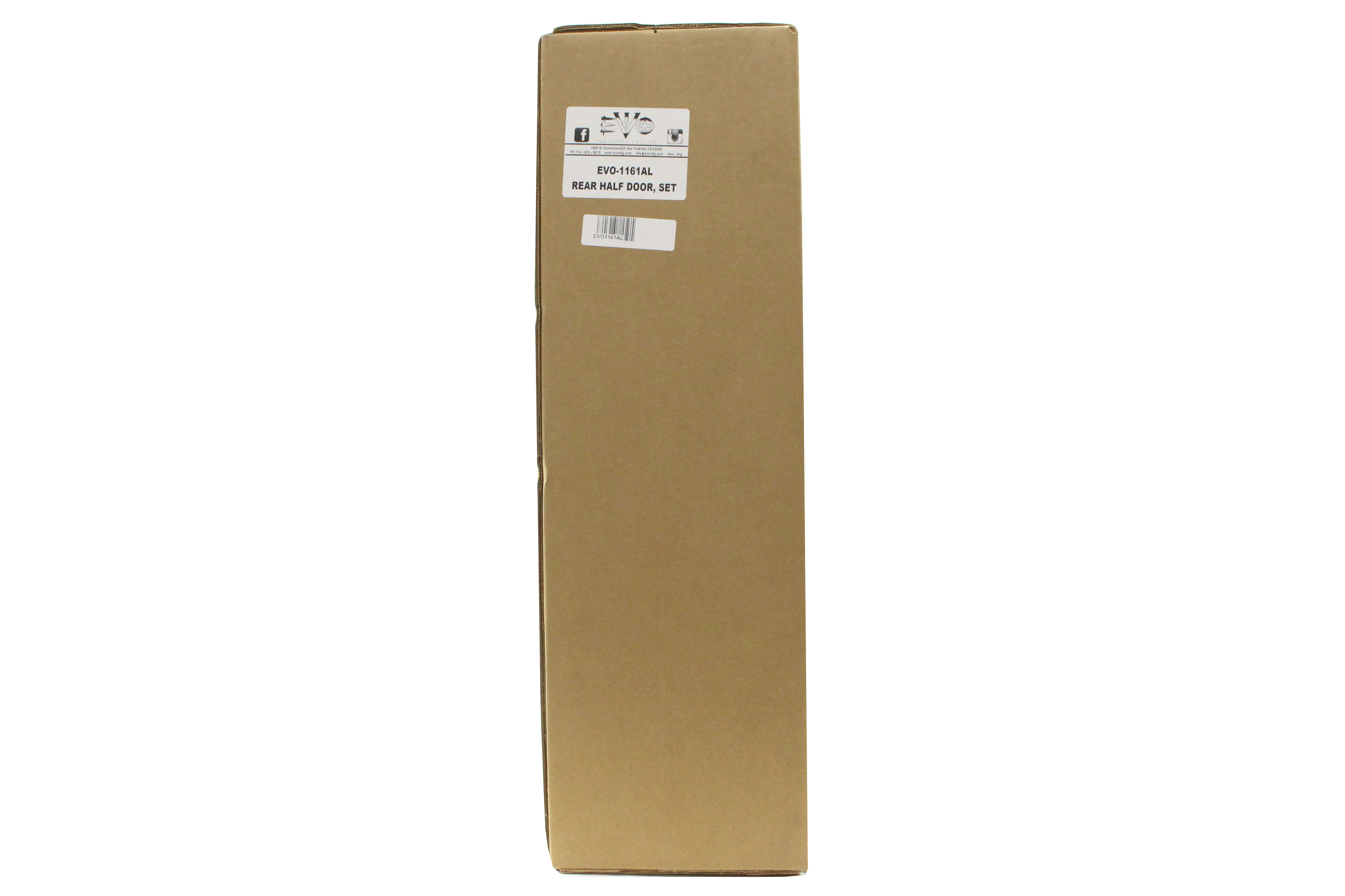 EVO Manufacturing Rear Half Door Sets Aluminum - JK 4dr