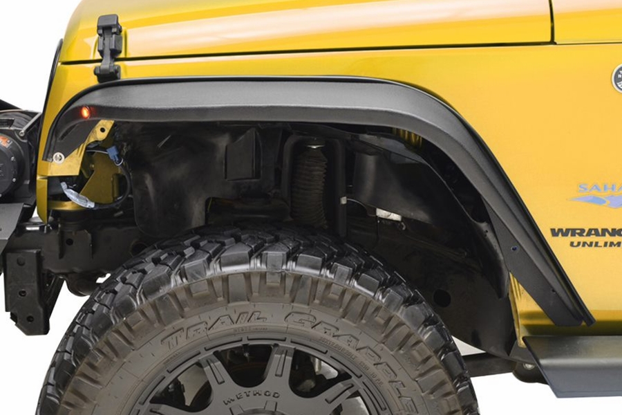 Paramount R-5 Canyon Offroad Fender Flares - Front, 8.75in Width w/LEDs - JK