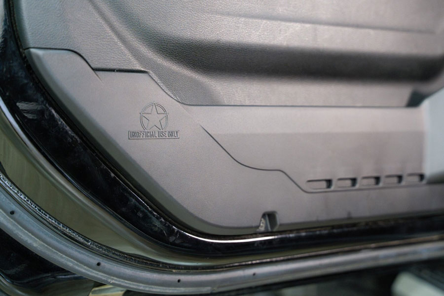 Unofficial Use Only Replacement Front and Rear Door Pockets - JT/JL 4Dr