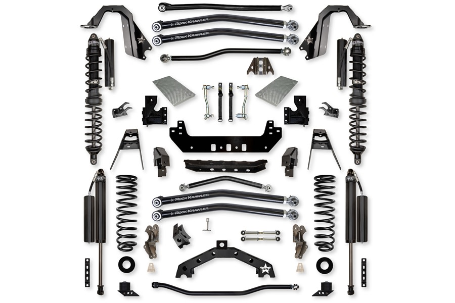 Rock Krawler 3.5in X Factor X2 'No Limits' Long Arm Coil Over Lift Kit - JL 392 Only