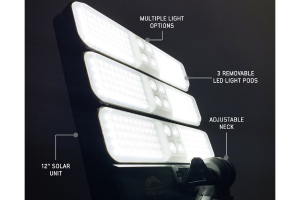 Overland Vehicle Systems Encounter Solar Powered Camping Lights w/ Removable Light Pods