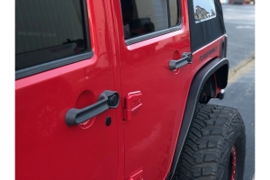 Motobilt Crusher 2in Rear Fender Flares - Bare - JK