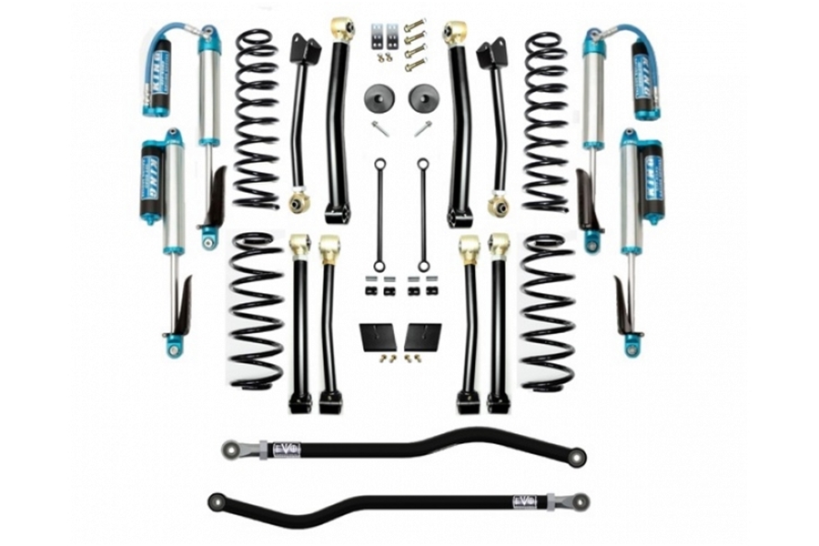 Evo Manufacturing 2.5in Enforcer Stage 4 PLUS Lift Kit w/ Comp Adjuster Shocks ( Part Number: 3011S4DPKA)