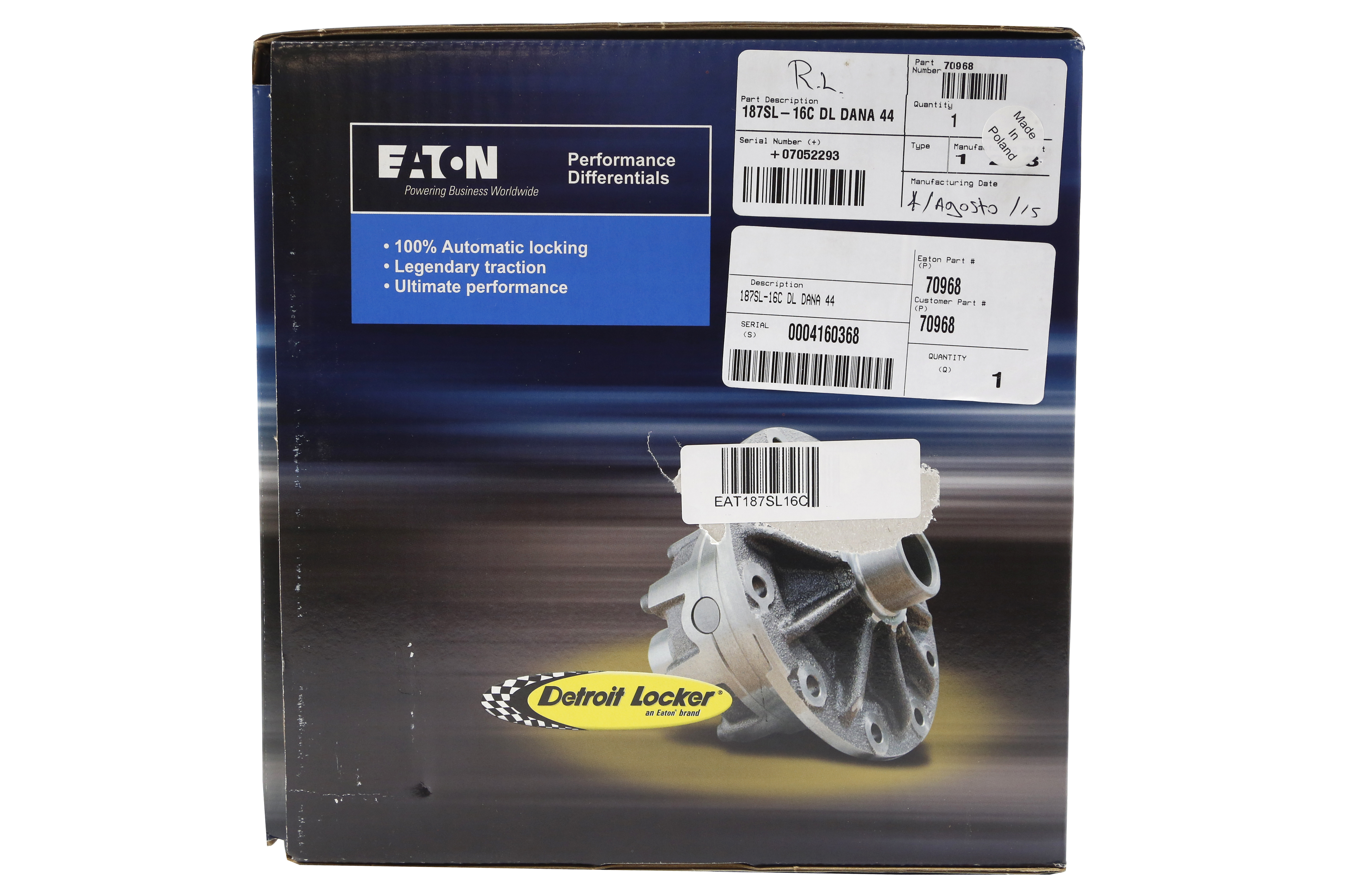 Eaton Detroit Locker Dana 44 Differential 392 and Up - Jeep Base