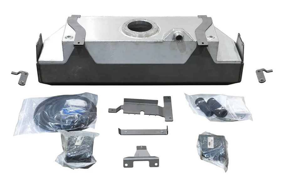 Motobilt Aluminum Fuel Cell w/ Steel Skid for 4 Link Suspension - JT