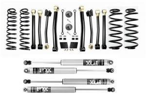 EVO Manufacturing 2.5in Enforcer Stage 4 Lift Kit w/ Fox Shocks - JL