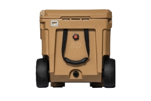 Roam Rolling Rugged Cooler, 50qt - Desert Tan