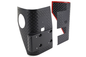 Rugged Ridge Rear Corner Guards Black - TJ