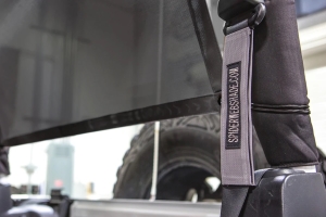 SpiderWebShade Seatbelt Silencers - Grey - JK 2Dr