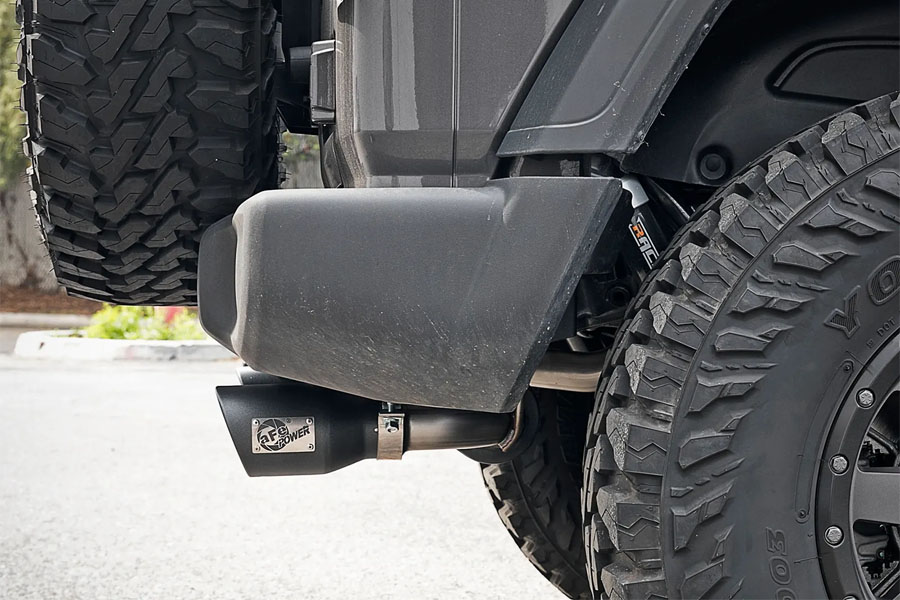 aFe POWER Rebel Series 2.5in Axle-Back Exhaust System - JL 2.0/3.6L