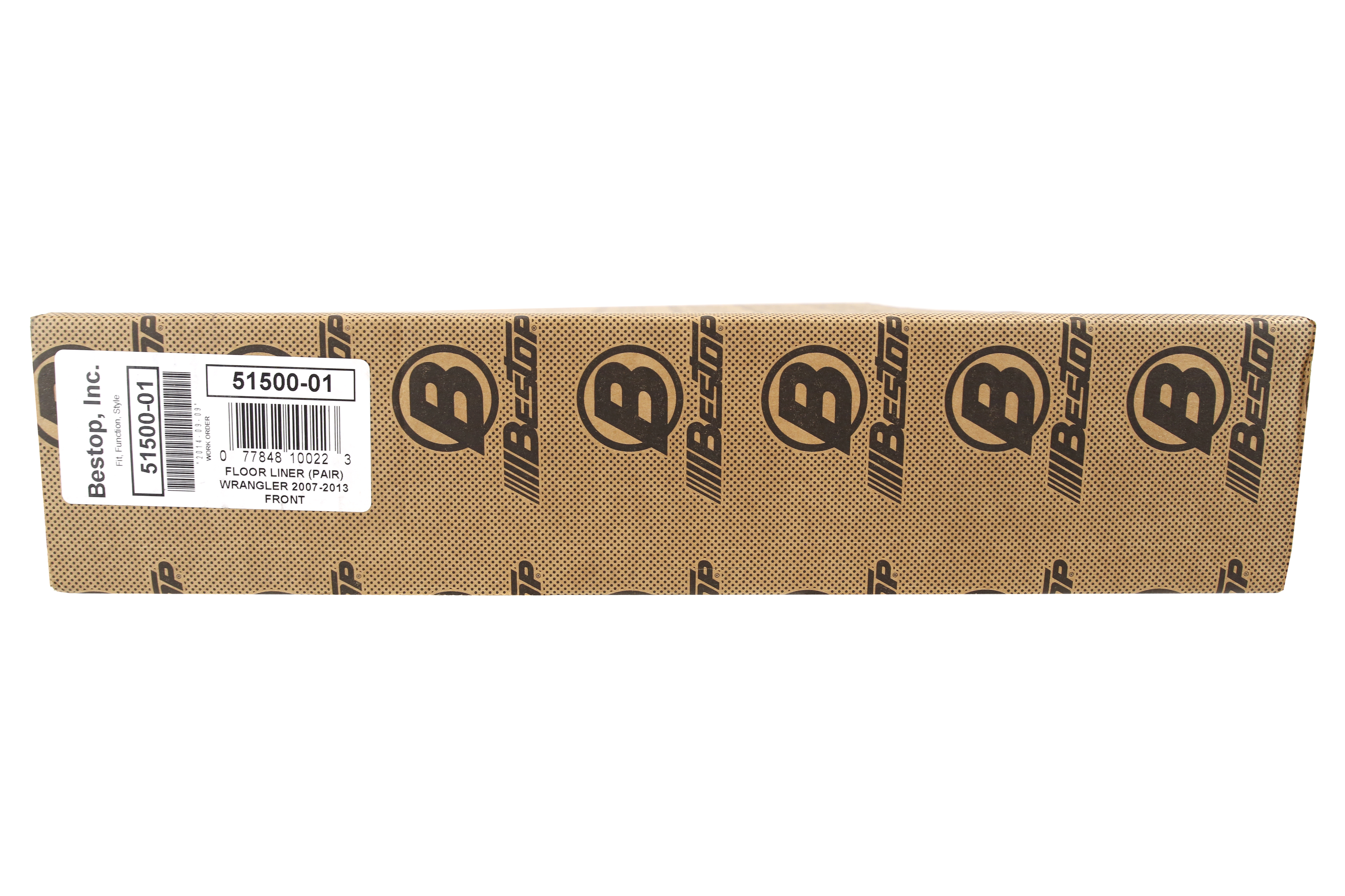 Bestop Front Floor Liners Black - JK 07-13