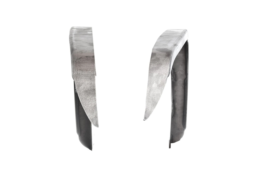 Motobilt Crusher 2in Front Fender Flares - Bare  - JK
