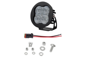 Diode Dynamics SS3 Max Round LED Pod - White SAE Fog 